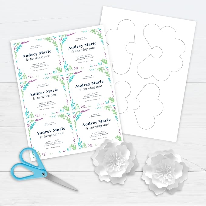 PrintWorks White Cardstock 8.5" x 11" - 67 lb/147 gsm Vellum Bristol - 750 - Image 6
