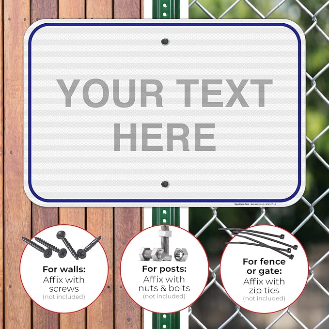 Custom Sign, Personalized Metal Signs, Customize - Image 4