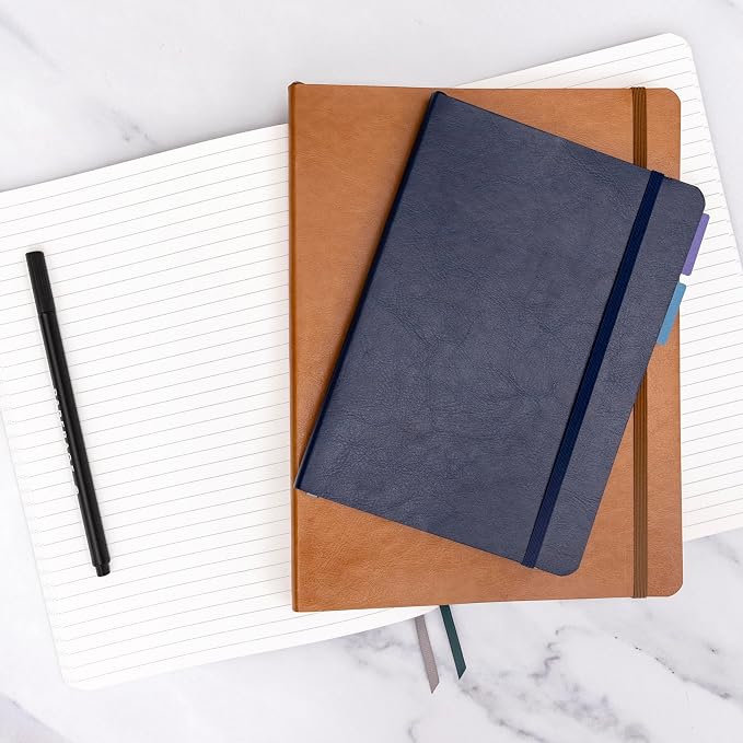 PAPERAGE Softcover Lined Journal Notebook, 160 Pages, Medium College Ruled - Image 6