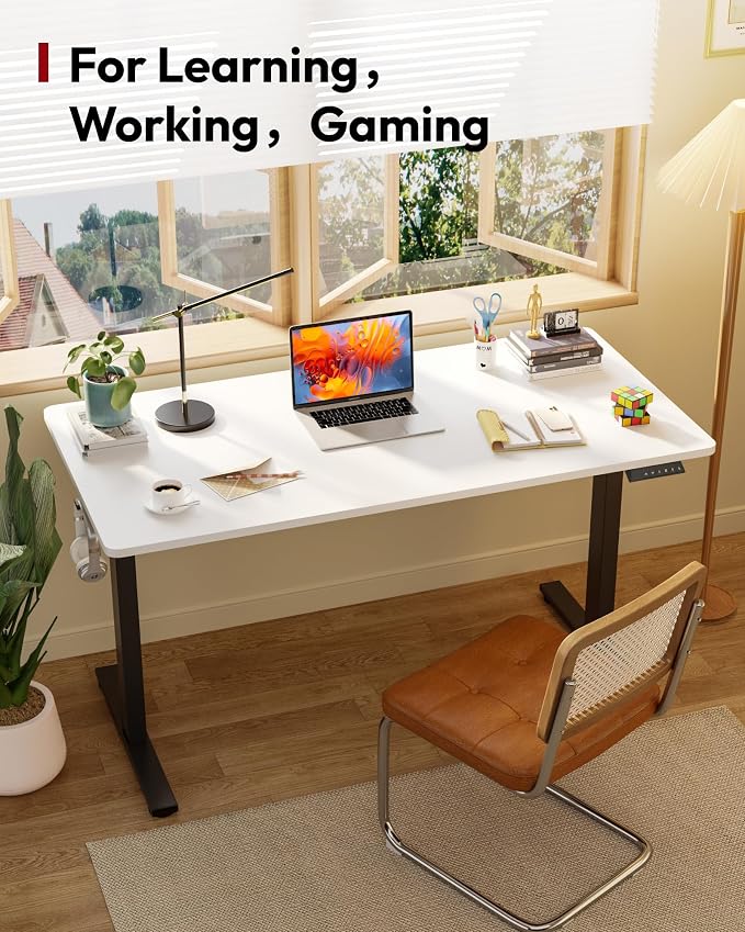 SANODESK Electric Standing Desk 48 x 30 Inches Whole-Piece Desktop Height - Image 3