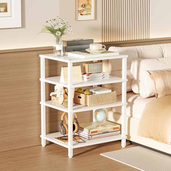 LELELINKY 4-Tier AV Media Player Stand, Stereo Stand, Modern Audio Shelf - Image 8
