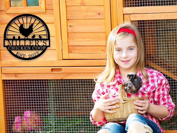 Hen House Coop Sign, Custom Chicken Coop Signs, Custom Chicken Farm Metal Sign - Image 2