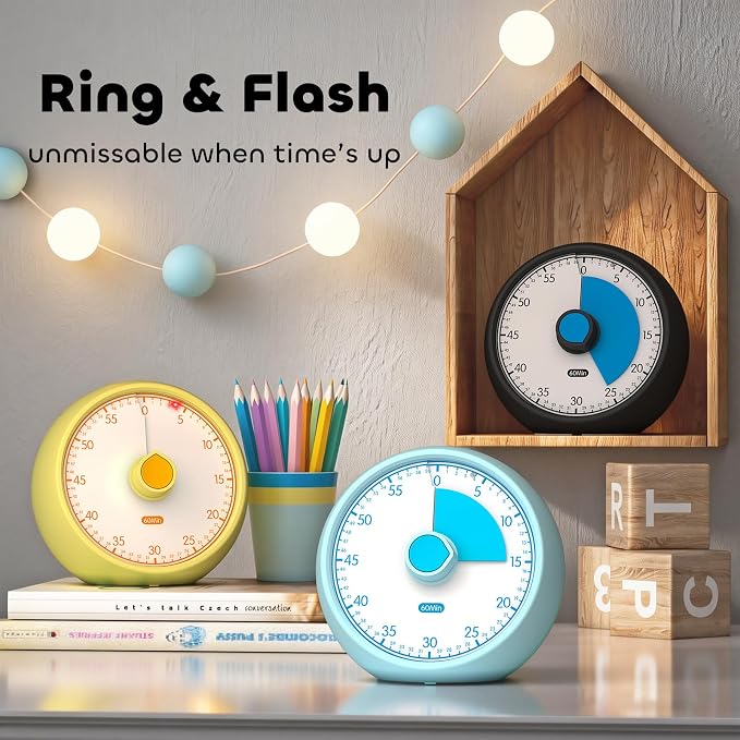 Visual Timer 60-Minute Countdown Timer - Image 4