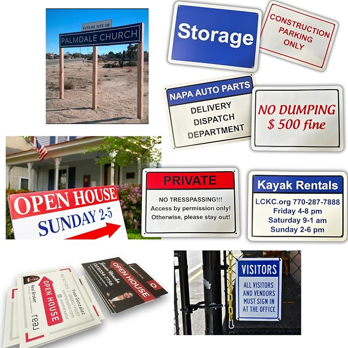 Custom Signs Outdoor Metal for Home Office Business, Personalized, Man Cave - Image 5