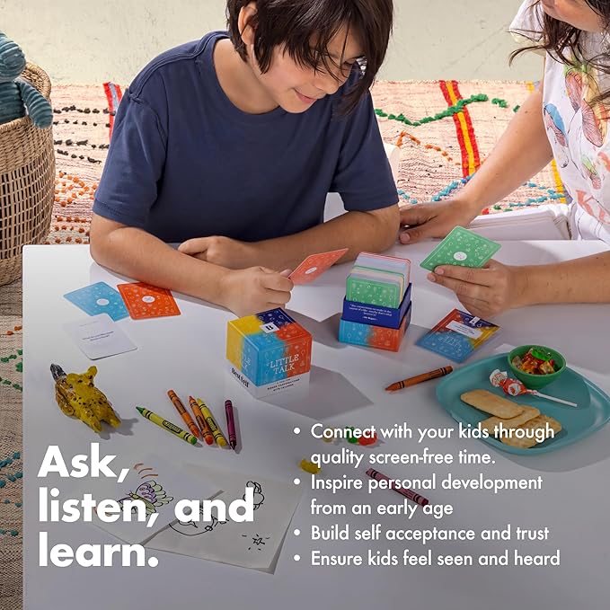 Little Talk Conversation Cards for Kids – 170 Prompts for Social Skills - Image 8