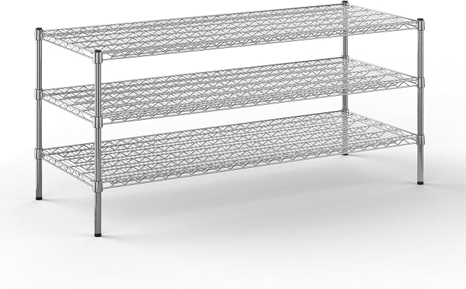 Regal Altair 24" Deep x 60" Wide x 27" Height Wire Shelving Kit | 3-Tier | NSF by Regal+Altair