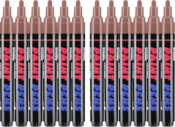 Craiiby Brown Paint Pens Paint Markers by Craiiby