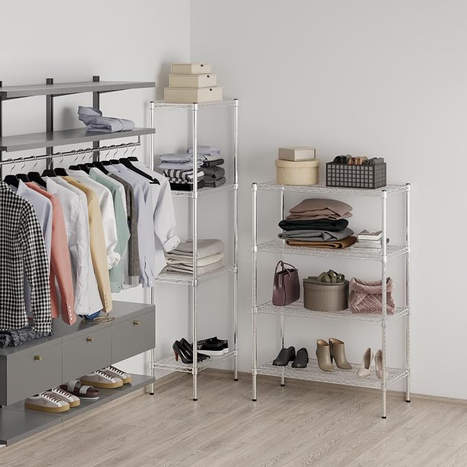 Regal Altair 18" Deep x 36" Wide x 54" Height Wire Shelving Kit | 4-Tier | NSF - Image 7