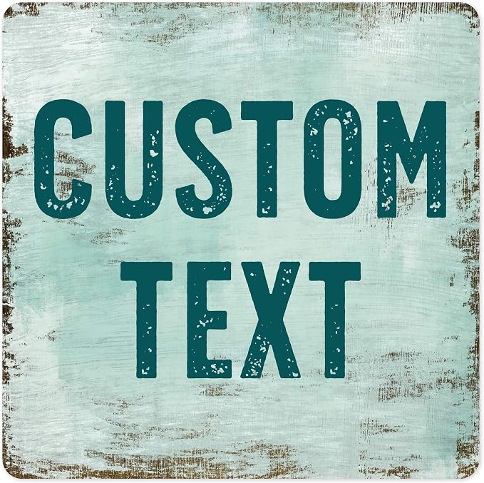 Custom Sign, Custom Street Sign, 11 Font Colors, 13 Font Styles, 4 Hole Options by MySignCenter
