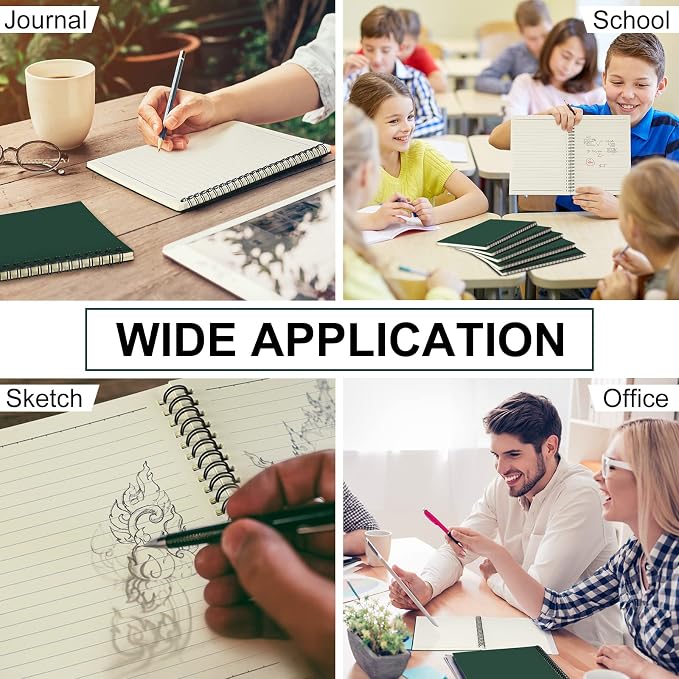 Yahenda 18 Pcs Spiral Notebook Bulk A5 Journal Lined 8.3'' x 5.5'' Writing - Image 5