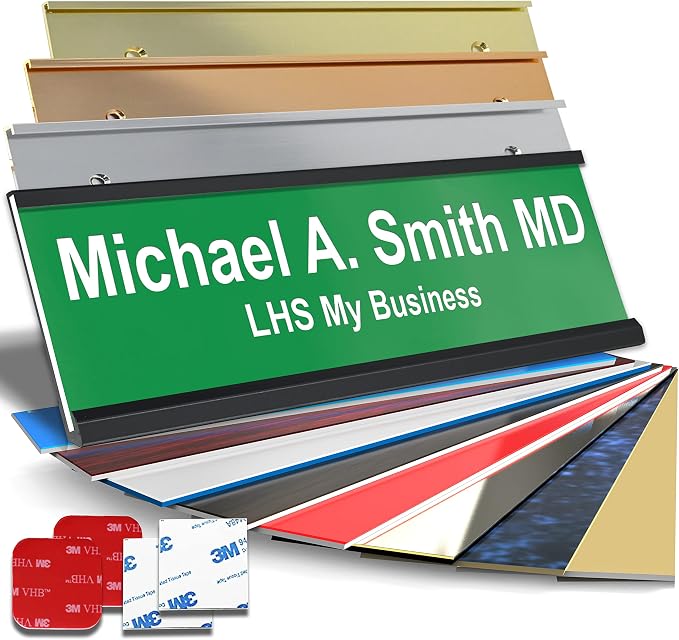 Custom Name Plate for Doors, by LHS+My+Business