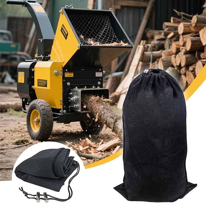Wood Chipper Bag Collection for Craftsman Electric Shredder Mulcher, Universal - Image 3