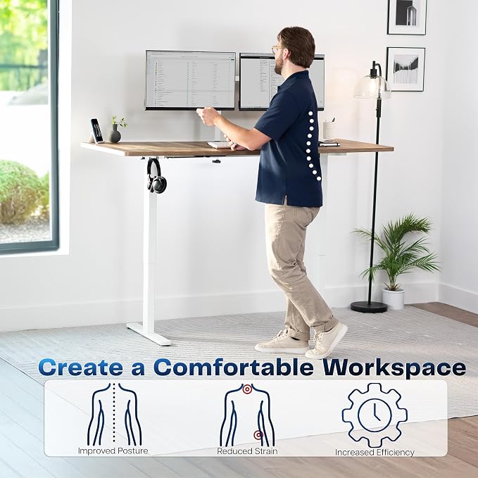VIVO Electric 71 x 30 in Standing Desk, Memory Height Adjustment, 1B Series - Image 4