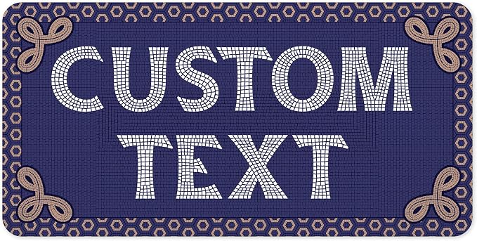 Custom Sign, Custom Street Sign, 11 Font Colors, 13 Font Styles, 4 Hole Options by MySignCenter