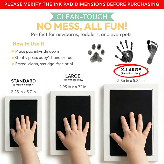 Extra Large Clean Touch Ink Pad - Image 2