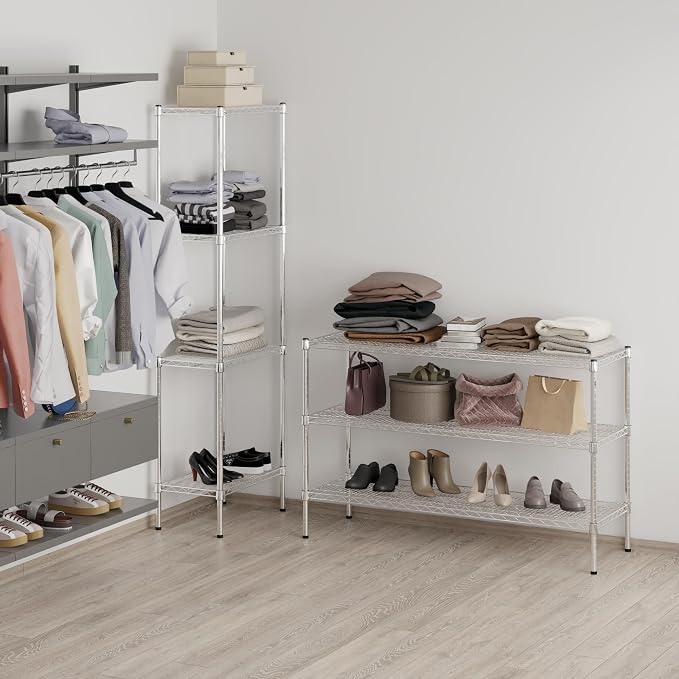 Regal Altair 18" Deep x 54" Wide x 34" Height Wire Shelving Kit | 3-Tier | NSF - Image 7