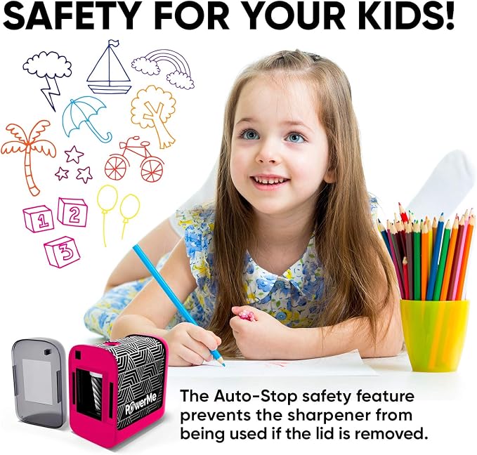 POWERME Electric Pencil Sharpener - Image 6