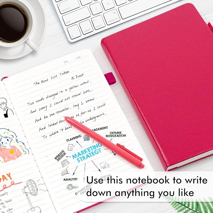feela 24 Pack Journal Notebook for Work, Business Notebook Bulk Hardcover Lined - Image 4