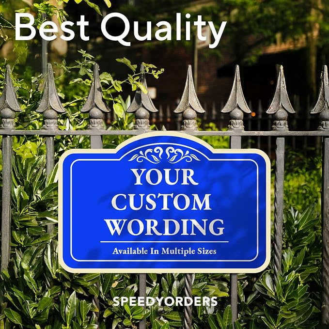 Custom Decorative Outdoor Metal Signs, Personalized Aluminum Signs, Customized - Image 7