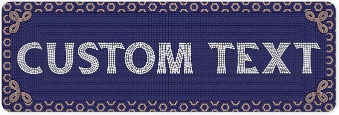 Custom Sign, Custom Street Sign, 11 Font Colors, 13 Font Styles, 4 Hole Options by MySignCenter