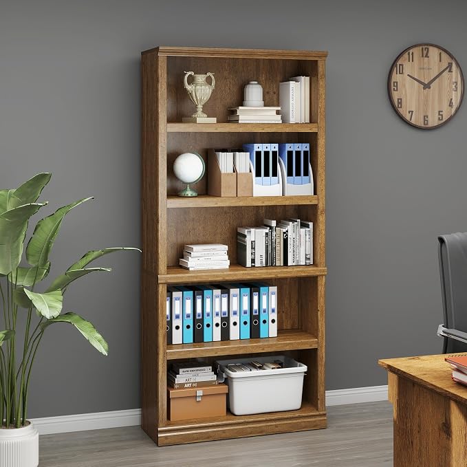 Bevfint 70 in Tall Bookcase, 33 inch Wide Floor Standing Indoor Furniture - Image 3