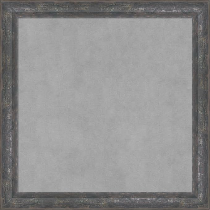 Amanti Art Grey Framed Magnetic Board 23x23 Medium Vision Board by AmantiArt