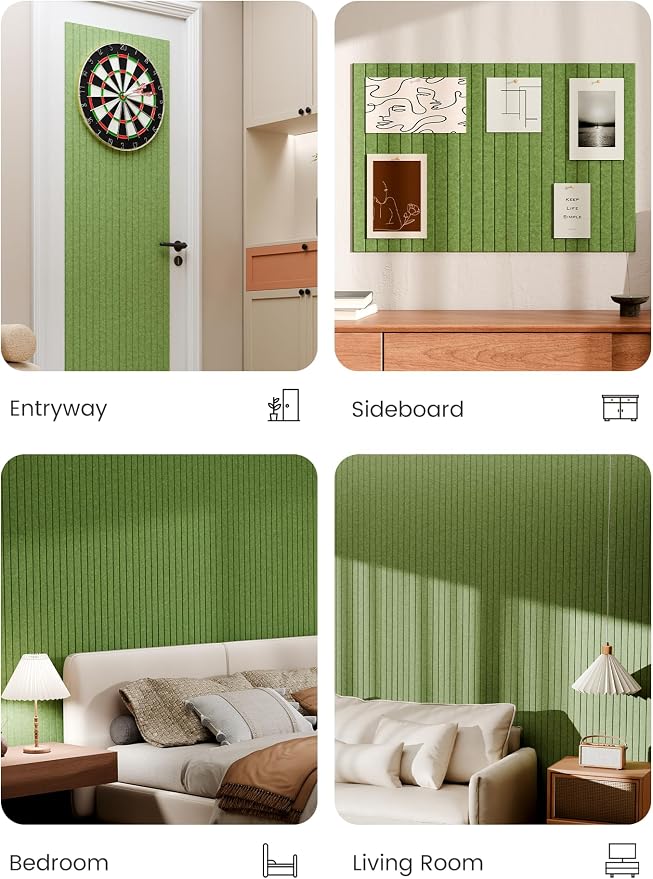 Bumusty Large Cork Board Alternative-36 x24 Felt Bulletin Board Tiles, - Image 5