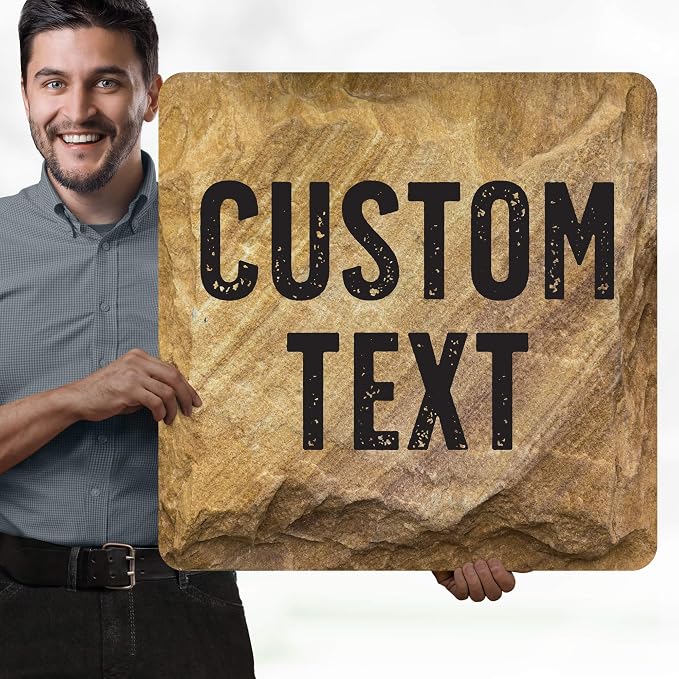 Custom Sign, Custom Street Sign, 11 Font Colors, 13 Font Styles, 4 Hole Options - Image 2