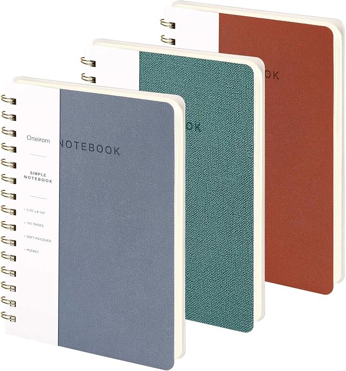 Spiral Notebook-5.75" x 8.125" College Ruled Journal by Oneirom