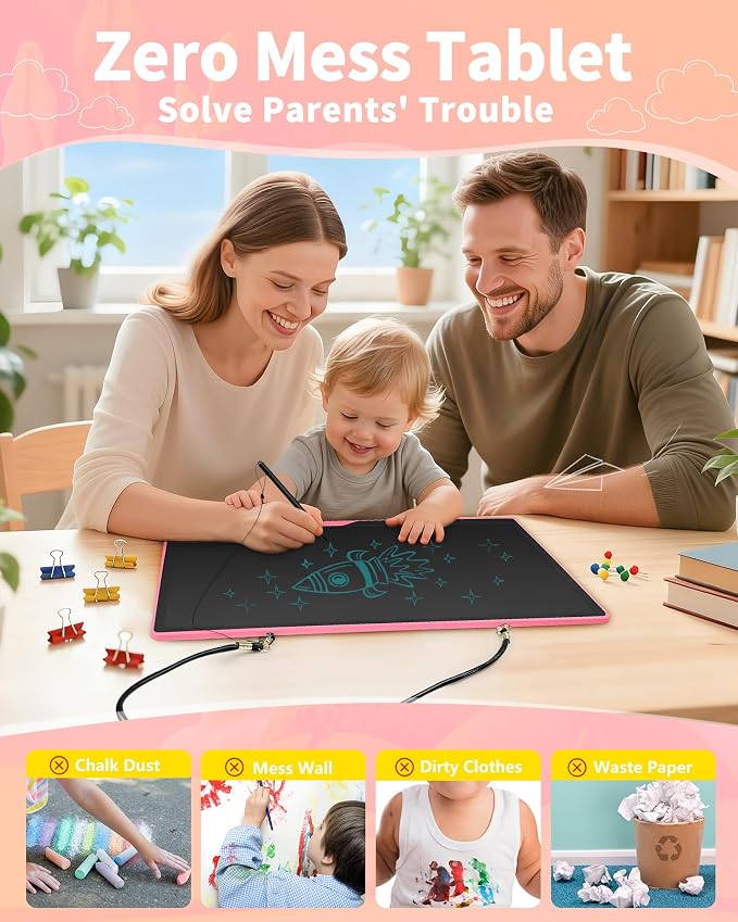 20 Inch LCD Writing Tablet for Kids, Extra-Large Drawing Tablet for Adults - Image 7