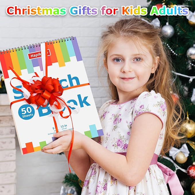 3-Pack 50 Sheets 9" x 12" Sketch Book, Spiral Bound Art Sketchbook, Bulk School - Image 6