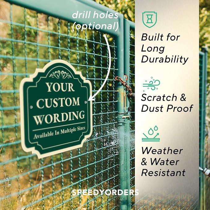 Custom Metal Signs, Personalized Aluminum - Image 6