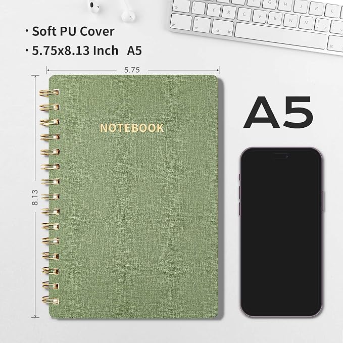 Spiral Notebook-5.75" x 8.125" College Ruled Journal - Image 2