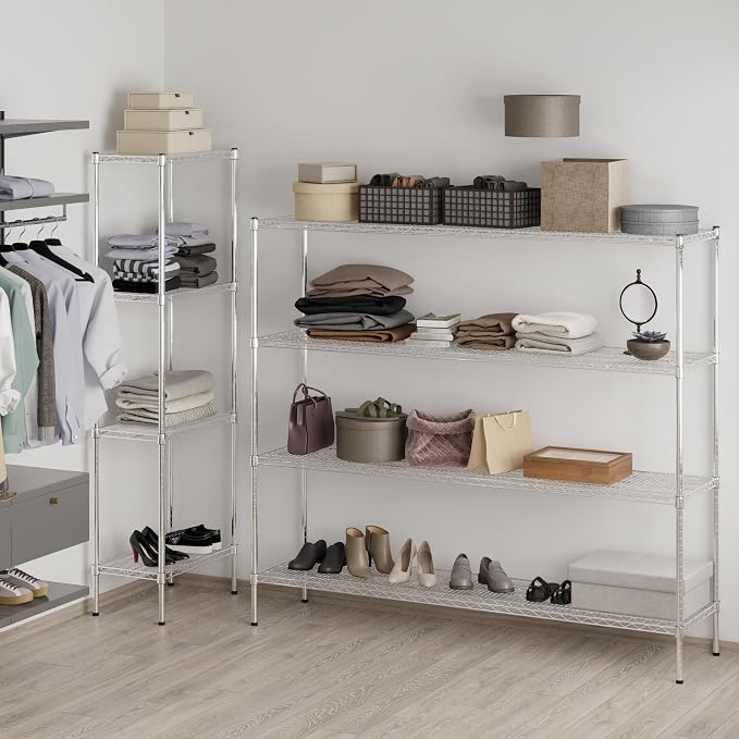 Regal Altair 18" Deep x 72" Wide x 64" Height Wire Shelving Kit | 4-Tier | NSF - Image 5