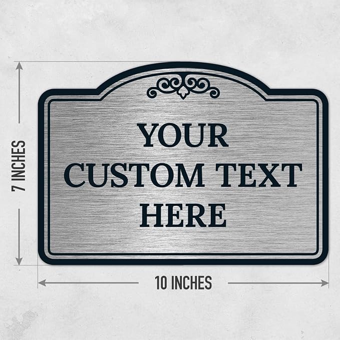 Custom Decorative Sign, Personalized Metal Sign - Image 3