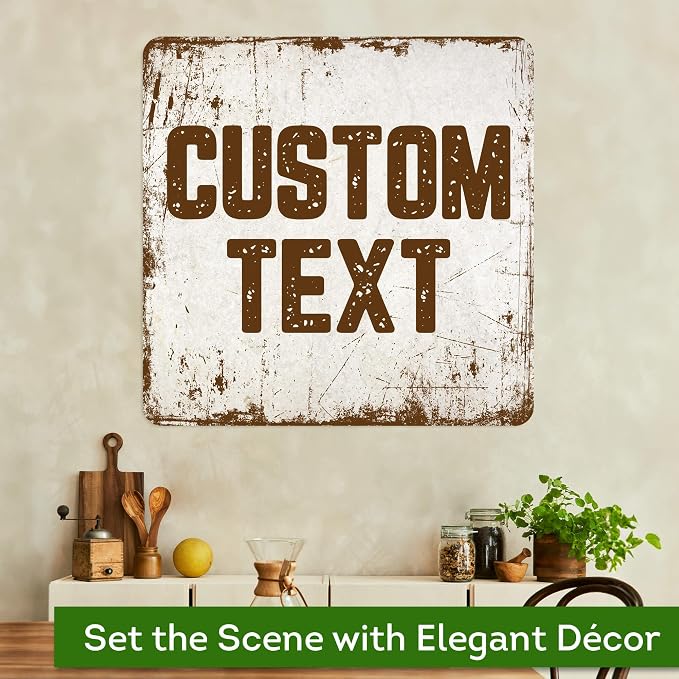 Custom Sign, Custom Street Sign, 11 Font Colors, 13 Font Styles, 4 Hole Options - Image 4