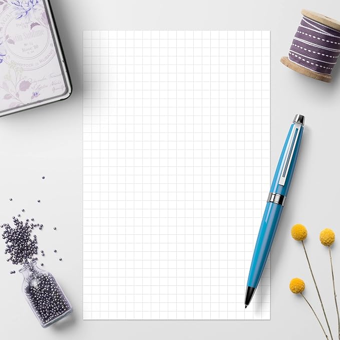 321Done Double Sided Graph Paper Notepad, 0.25 Grid, Made in The USA, Quad - Image 3