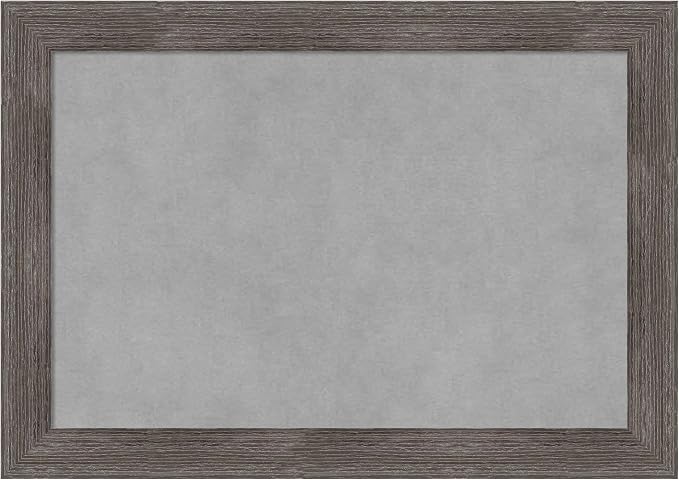 Amanti Art Grey Framed Magnetic Board 15x21 Small Vision Board by AmantiArt