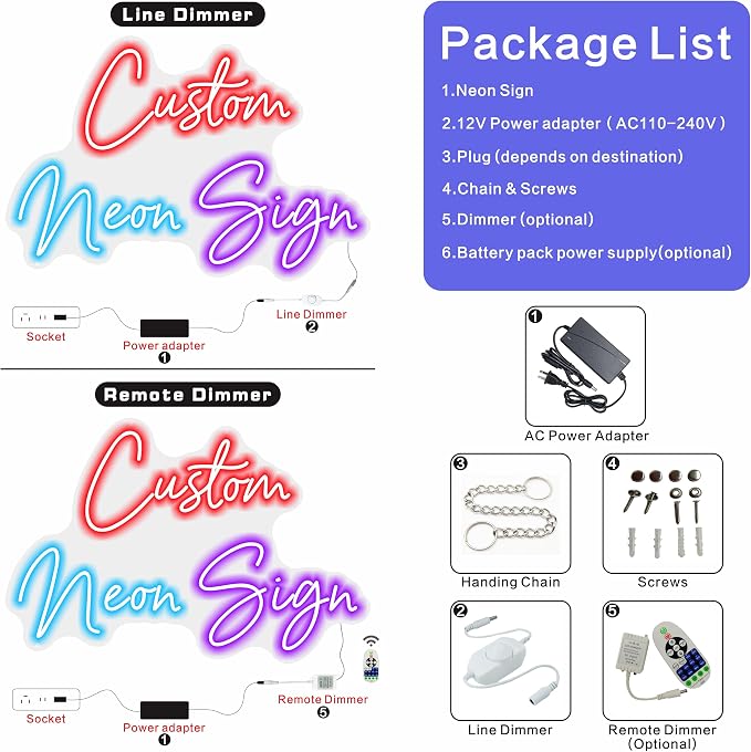 Lorxi Custom Neon Signs, Light up Signs - Image 6