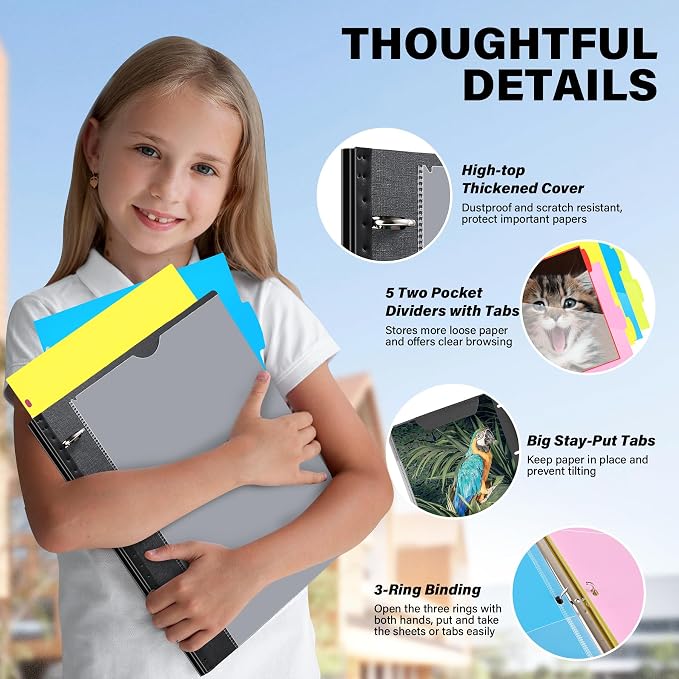 WOT I Telescoping Project Organizer, Refillable Binder - Image 4