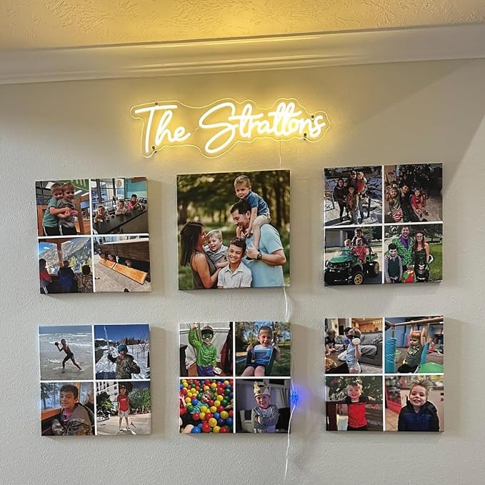 Custom Neon Sign Wedding Last Name, Plug/Battery Operated Neon Lights - Image 2