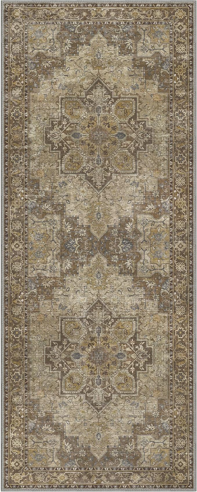 GENIMO 2x6 Runner Rugs for Hallway, Machine Washable Non Slip Vintage Rugs - Image 7