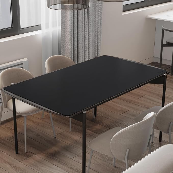 Mydours Giant Desk Mat, 63 x 28 inch Extended PU Leather Desk Pad, Gaming Desk - Image 5