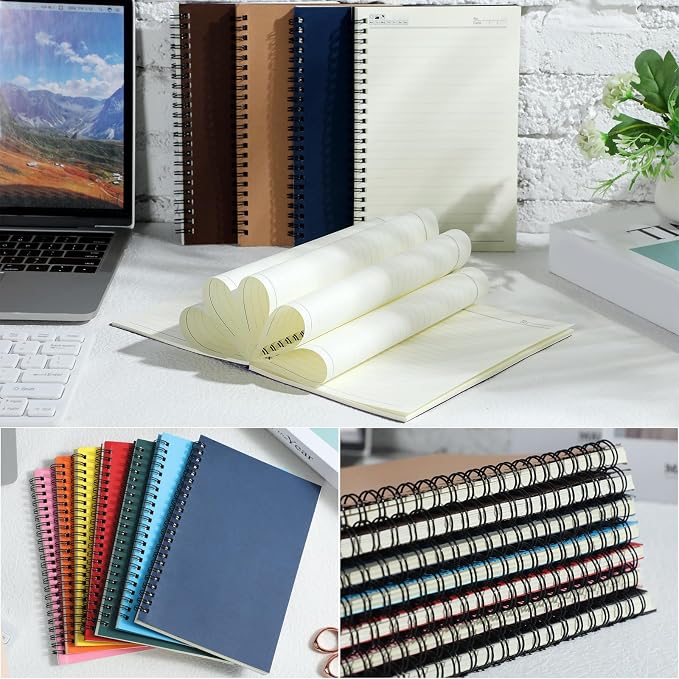 Leelosp 12 Pack Small Spiral Notebook A5 Lined College Ruled Spiral Journal - Image 5