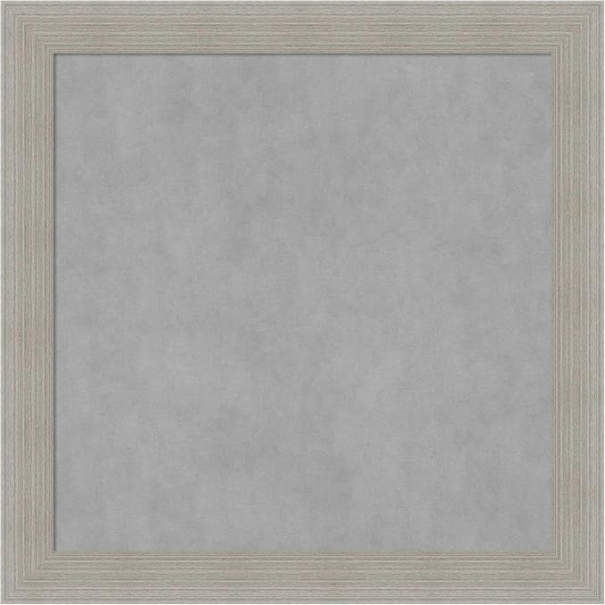 Amanti Art Grey Framed Magnetic Board 14x14 X-Small Vision Board by AmantiArt