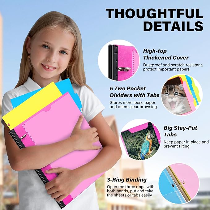 WOT I Telescoping Project Organizer 2-Pack, Refillable Binder - Image 3