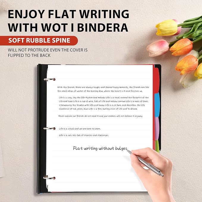 WOT I Telescoping Project Organizer 2-Pack, Refillable 3 Ring Binder - Image 3