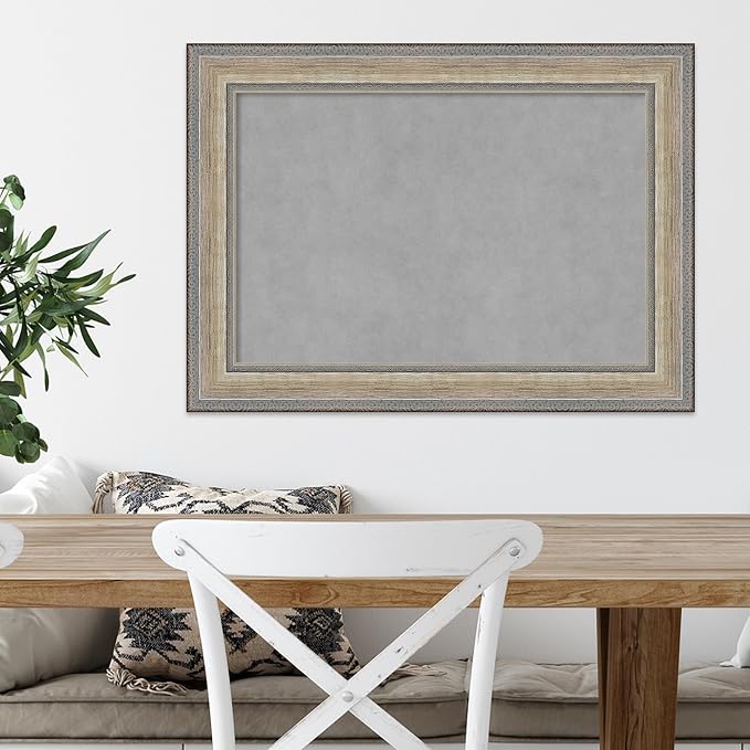 Amanti Art Silver Framed Magnetic Board 21x29 Medium Vision Board - Image 5