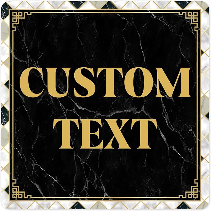 Custom Sign, Custom Street Sign, 11 Font Colors, 13 Font Styles, 4 Hole Options by MySignCenter