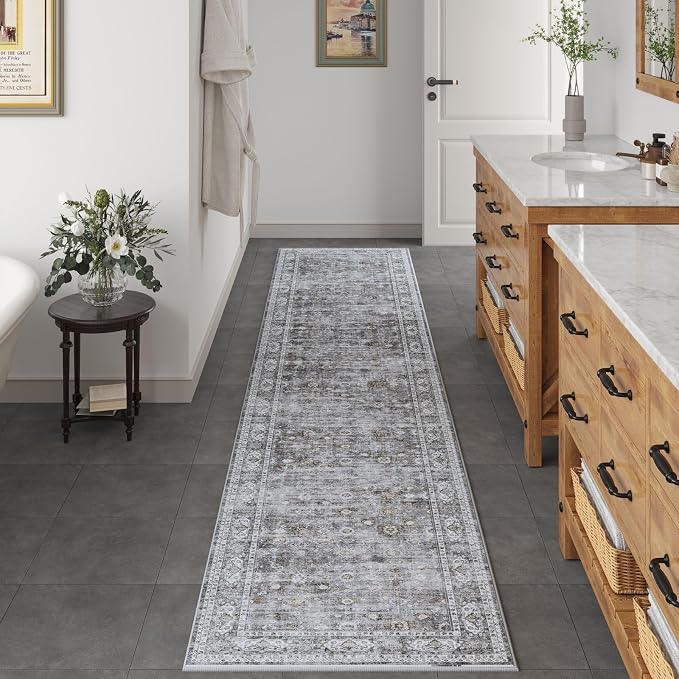 Runners for Hallways Kitchen Runner Rug Non Slip 2'x10' Long Washable Rugs - Image 6